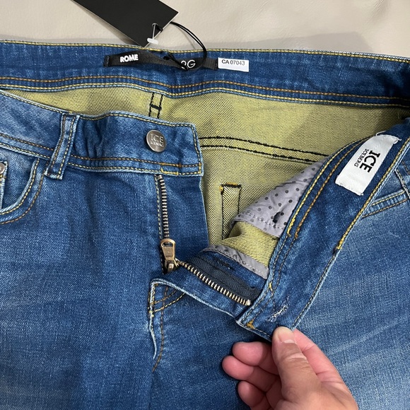 NWT - Ice Iceberg x Looney Tunes Tweety Unisex Straight Jeans - Size 33 - Picture 5 of 9